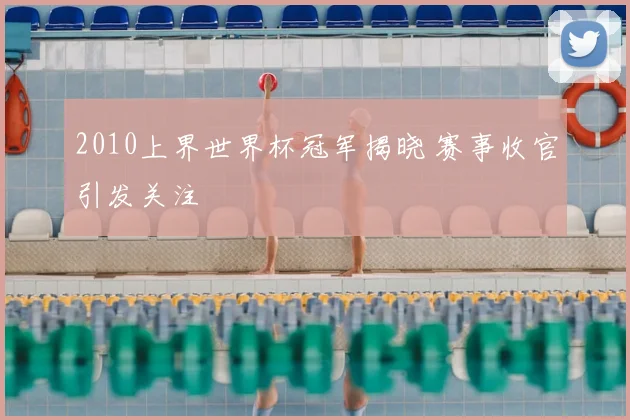 2010上界世界杯冠军揭晓 赛事收官引发关注