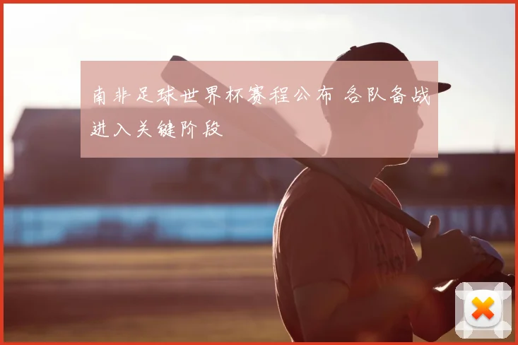 南非足球世界杯赛程公布 各队备战进入关键阶段